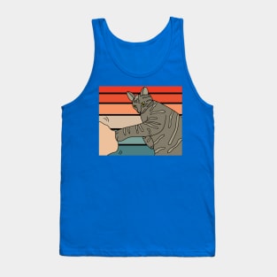 Best Retro Cat Owner Of All Time Tank Top